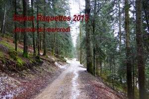 Séjour raquettes - Mercredi